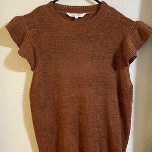 The Met Steps Blouse - LIGHT BROWN